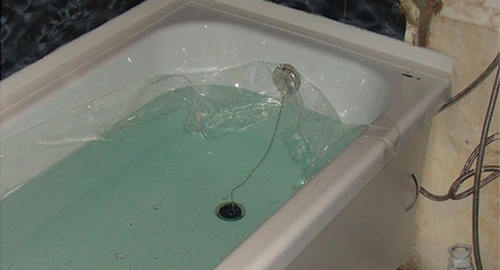 Установкой акрилового вкладыша | Тучково